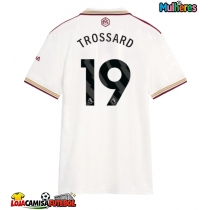 Camisa de Futebol Arsenal Leandro Trossard #19 Equipamento Alternativo Mulheres 2025-26 Manga Curta